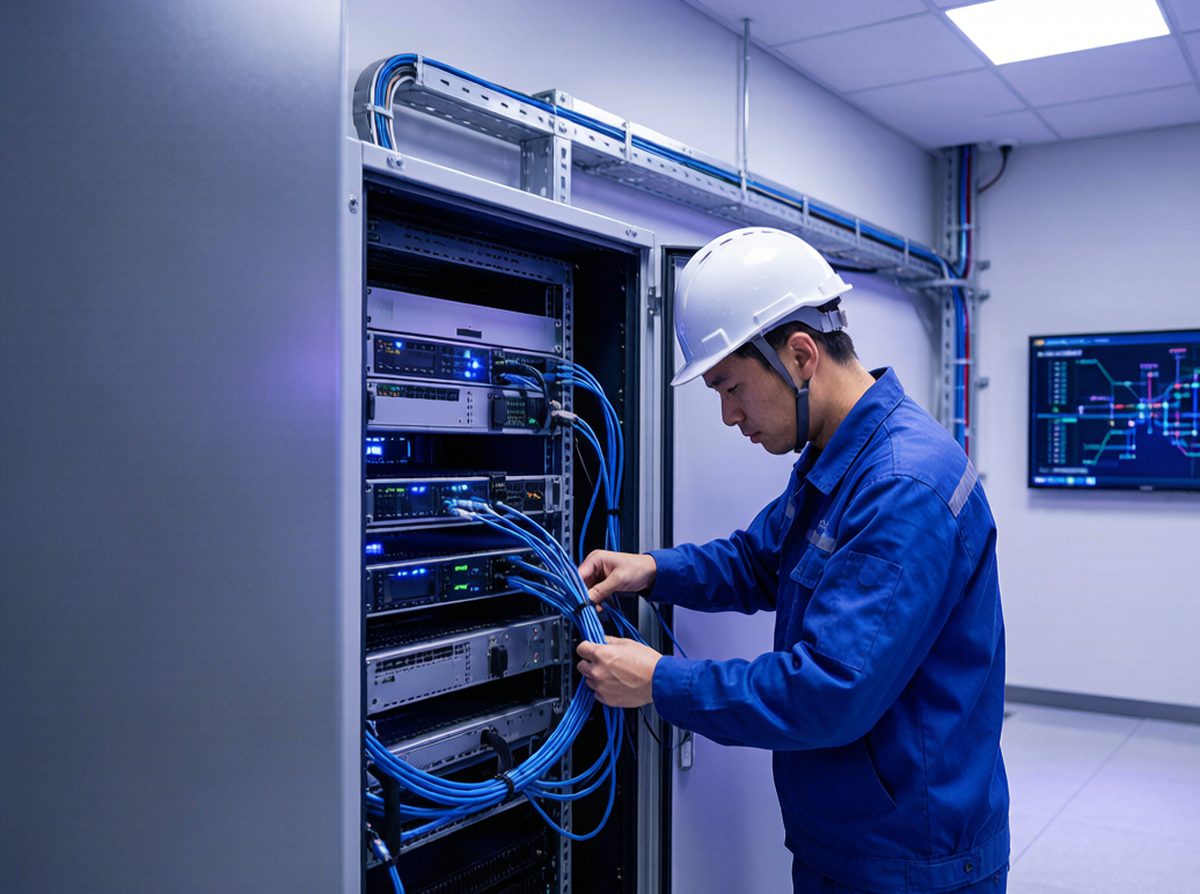 弱电工程施工实拍